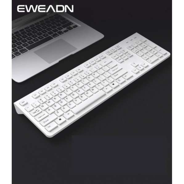 Безшумная клавиатура в комплекте с мышью в фото 3