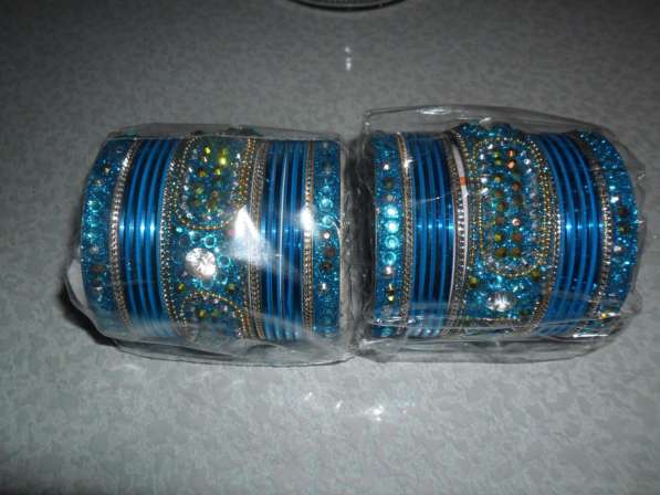 Индийские браслеты, цвет синий в Хабаровске фото 3