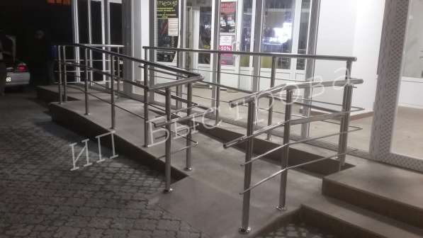 Перила из нержавеющей стали в фото 16