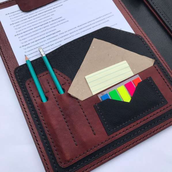 Папка-органайзер со съёмным планшетом для бумаг формата А4 в Москве фото 4