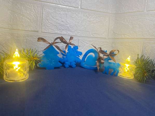 Новогодние игрушки из эпоксидной смолы в Тольятти фото 3