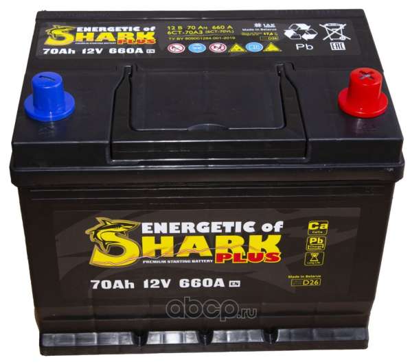 Аккумуляторы автомобильные Shark в Павлове фото 5