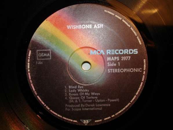 Wishbone Ash ‎– Wishbone Ash в Санкт-Петербурге фото 3