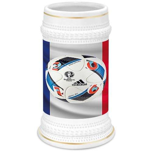 Сувенирная пивная кружка на тему ЕВРО 2016 во Франции