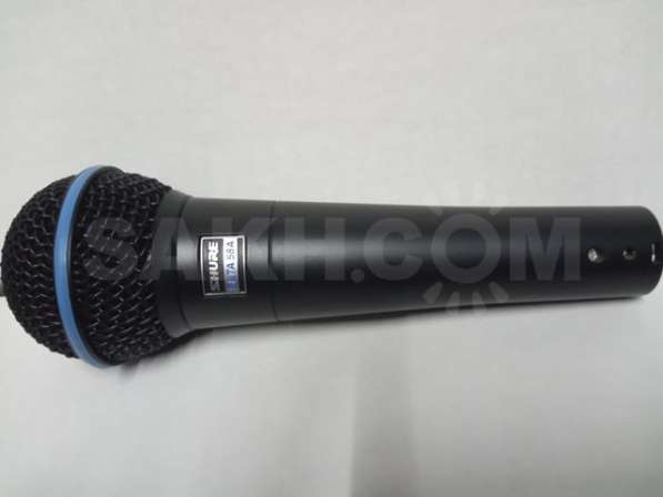 Комплект: Микрофон, стойка, кабель. SHURE 58A beta Black Kid в Анапе