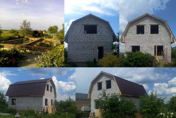 Строительство фундаментов, домов, бань, крыш, отделка в Луховицах фото 5