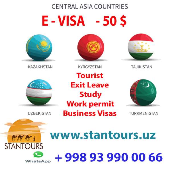 Central Asia E-VISA / Visa support в 