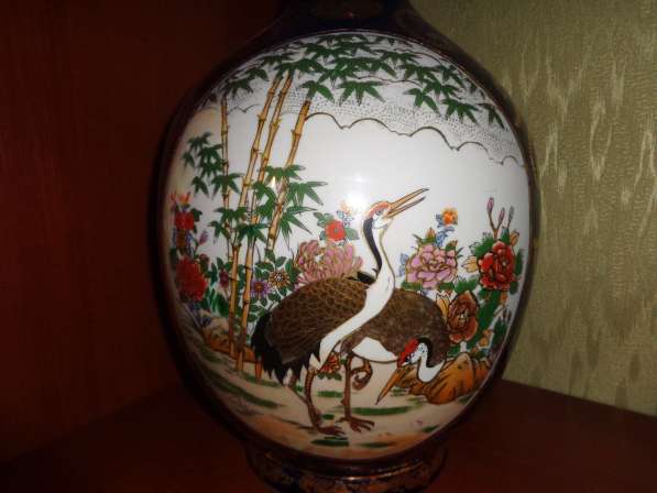 Антикварная большая-ваза фарфор япония 1820-е годы в Москве
