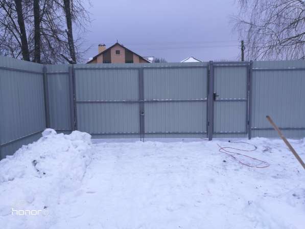 Забор из профнастила дёшево в Казани фото 3