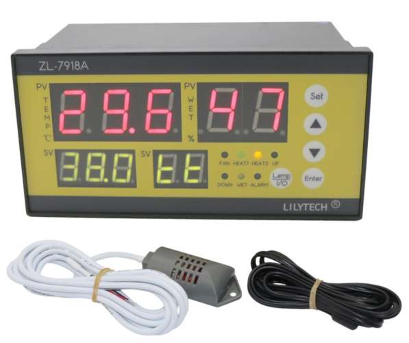 ✔ Контроллер терморегулятор для инкубатора lilytech Zl-7918А