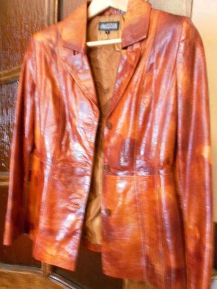 Пиджак кожаный р.46-48 цвет в Москве фото 7