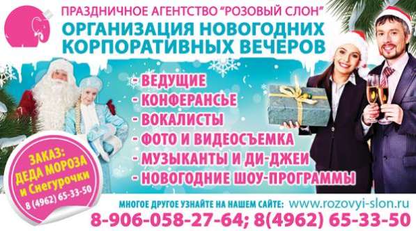 Поздравление от Деда Мороза в Солнечногорске. в Солнечногорске фото 5