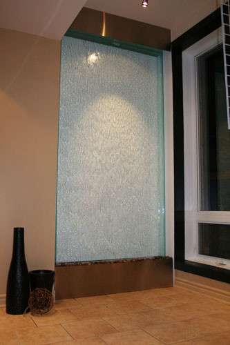 Водопады по стеклу — дарят новый оригинальный дизайнерский э