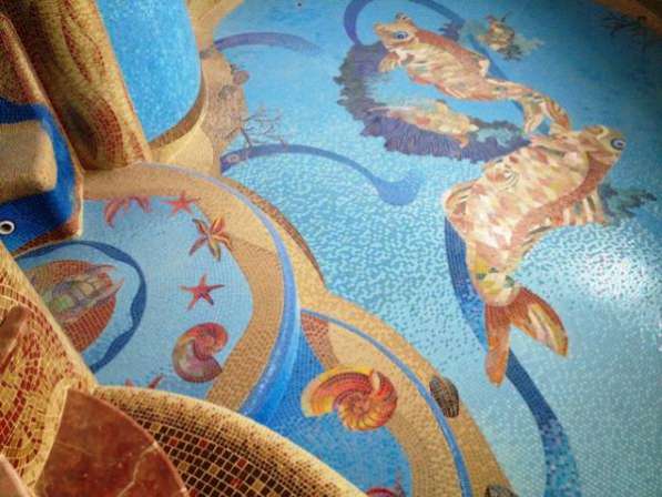 Мозаика для облицовки бассейнов, художественные и матричные мозаичные панно. в Москве фото 20
