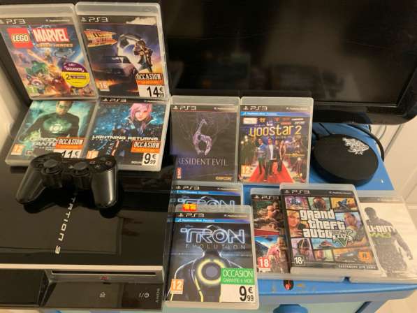 PlayStation 3 + Jeux vidéo et joystick в 