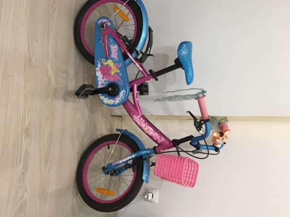 Сиренко-розовый велосипед для девочки
