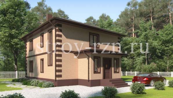 Готовые проекты коттеджей в Рязани фото 19
