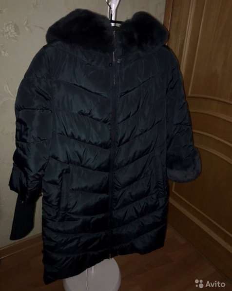 Пальто зимнее женское кролик