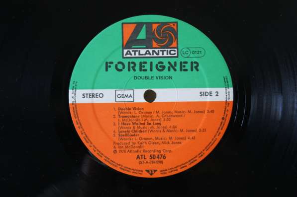 FOREIGNER-1978 Made In W. Germany в Москве фото 4