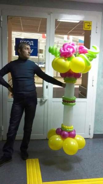 Гелиевые шары, оформление шарами, поделки из шаров в Казани фото 3