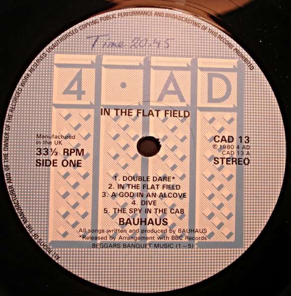 Пластинка виниловая Bauhaus - In The Flat Field(UK) в Санкт-Петербурге фото 5