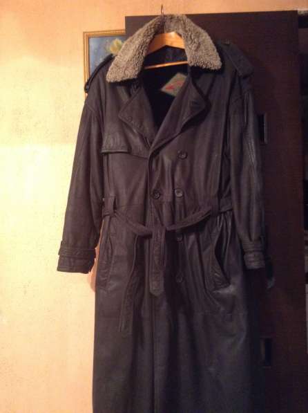Мужской кожаный плащ пальто в Санкт-Петербурге
