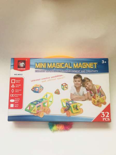 Магнитный конструктор Magical Magnet 32детали