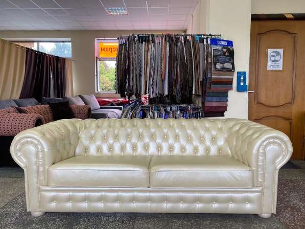 Диван Честер кожа в Москве фото 6