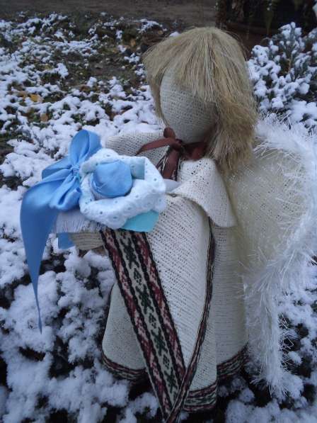 Текстильная кукла ручной работы Ангел ожидания чуда в Волгограде фото 4