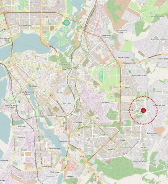 Земельный участок коммерческого назначения 8874 м² в Казани