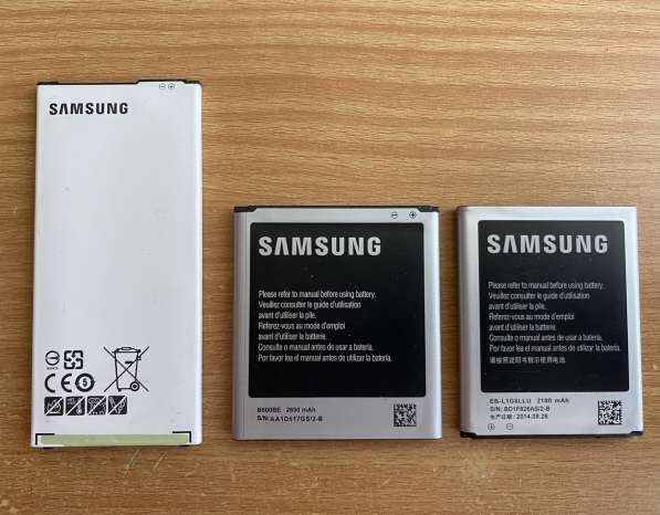 Батареи (оригинал) на телефоны Samsung