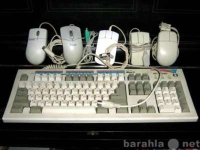 Клавиатуры DIN и PS/2 по 200 руб, мыши