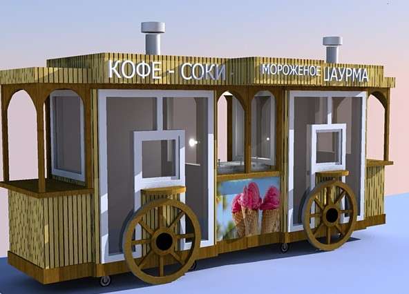 Изготовления киоска-карета от производителя в Ростове-на-Дону фото 3