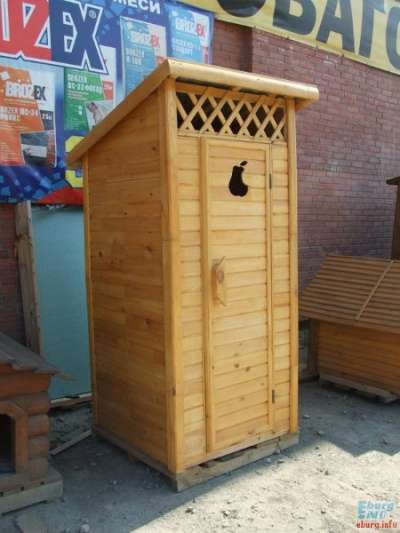 Туалет дачный деревянный в Волгограде фото 3