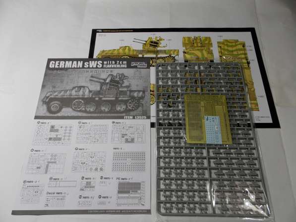 Lion Roar l3525 1/35 wwii german sws with 2cm flakvierling в Санкт-Петербурге