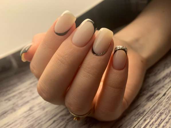 Маникюр+гель-лак в Санкт-Петербурге фото 5