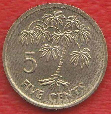 Сейшельские острова 5 центов 2007 г. Сейшелы