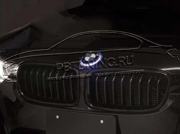 Эмблема BMW с подсветкой