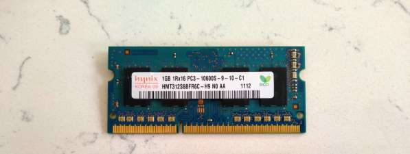 RAM Hynix PC3-10600 SODIMM 1Gb