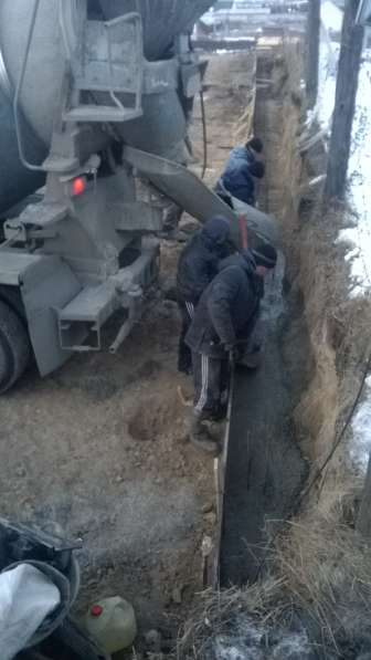 Септики дренажи- кессоны колодцы фундамент-зимой в Красноярске фото 8
