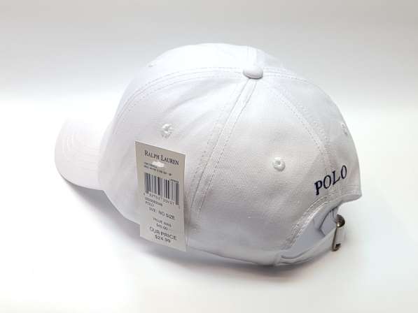 Бейсболка кепка polo Ralph Lauren (белый) в Москве фото 9