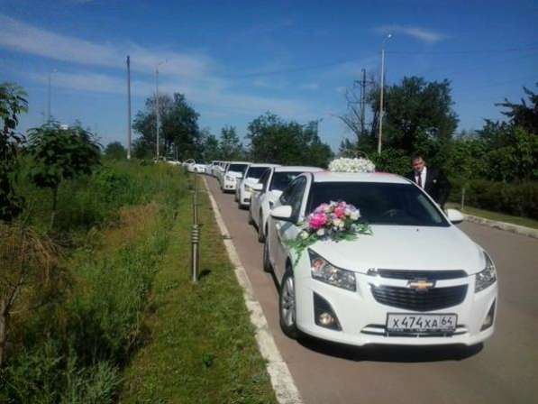 Свадебный кортеж из а/м Chevrolet Cruze