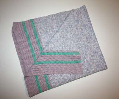 Вязаный детский плед в Москве фото 5