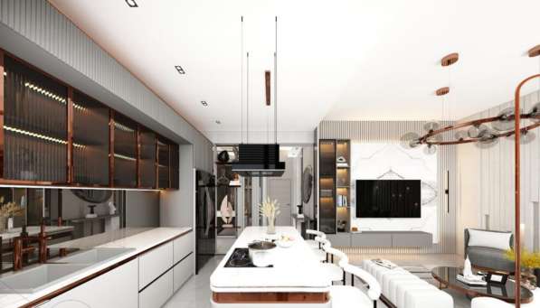 2-к. квартира 47м&sup2; Турция, Анталья, Алтынташ в фото 4