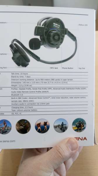 Стерео гарнитура и интерком Bluetooth Sena SPH10-10 2 компл в Ульяновске фото 3