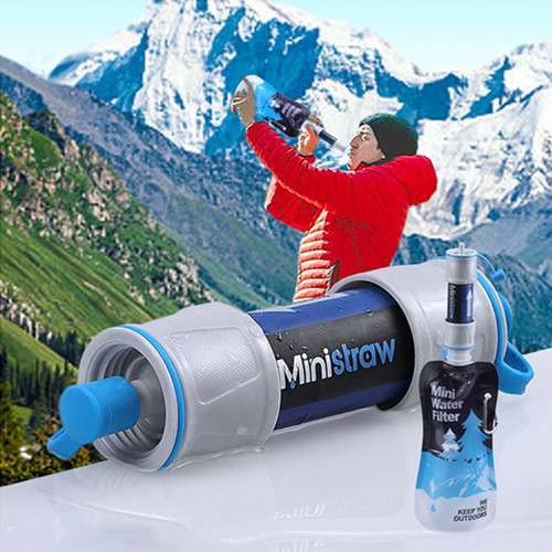 Hiking survival drinking water outdoor water filter в фото 3