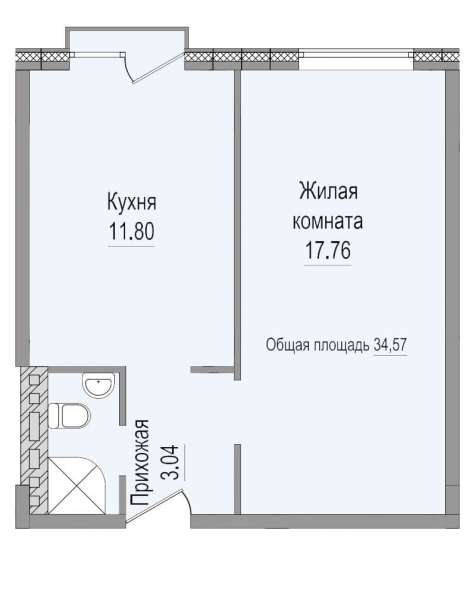 1к квартира ул. Полярная 48 в Барнауле фото 4