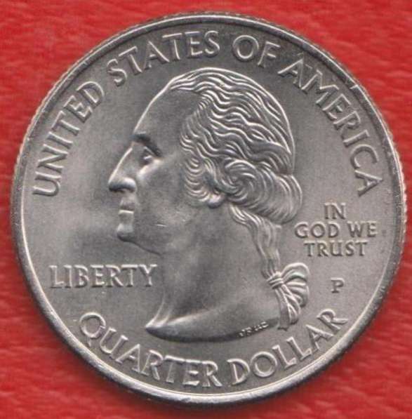 США 25 центов 2009 г. квотер Американские Виргины знак P в Орле