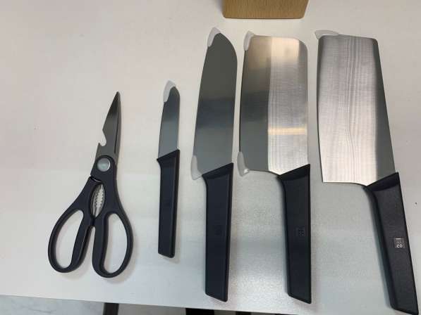 Набор ножей (6 предметов) Xiaomi с подставкой в Уфе фото 4