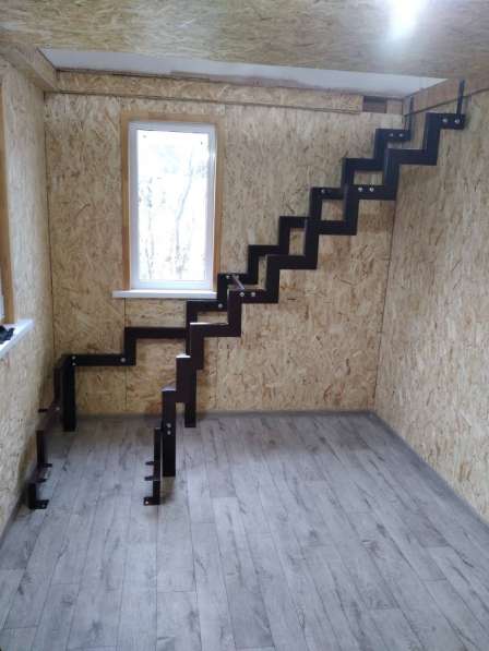 Лестница металлическая на второй этаж в Тюмени фото 4